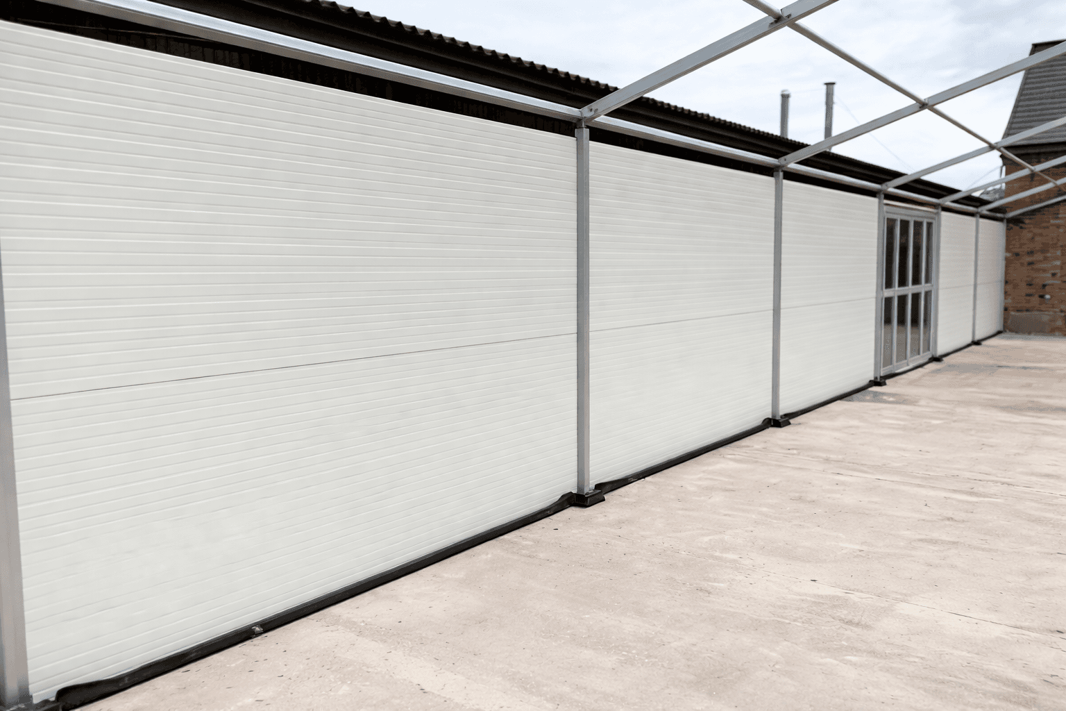 Commercial Insulated Kennel Building Kit utilizing steel frame and composite cladding