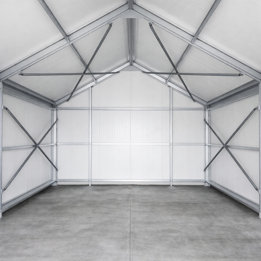 Steel framework installation showcase 5