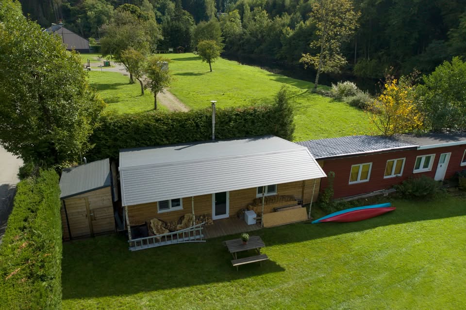 Premium Garden Office Studio standing in natural light showing robust base frame